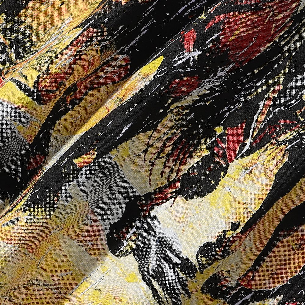 MAJESTIK Western Horse Skeleton Graphic T-Shirt ¡ª detail