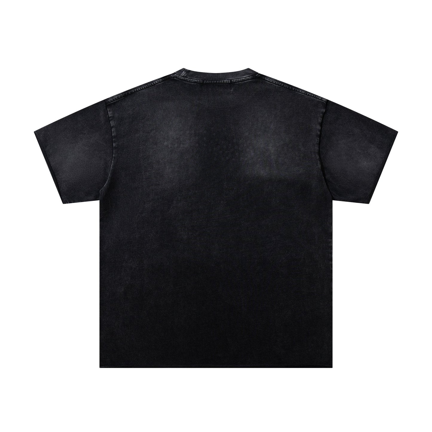 MAJESTIK Washed Black Rhinestone Graphic Short-Sleeve T-Shirt ¡ª back