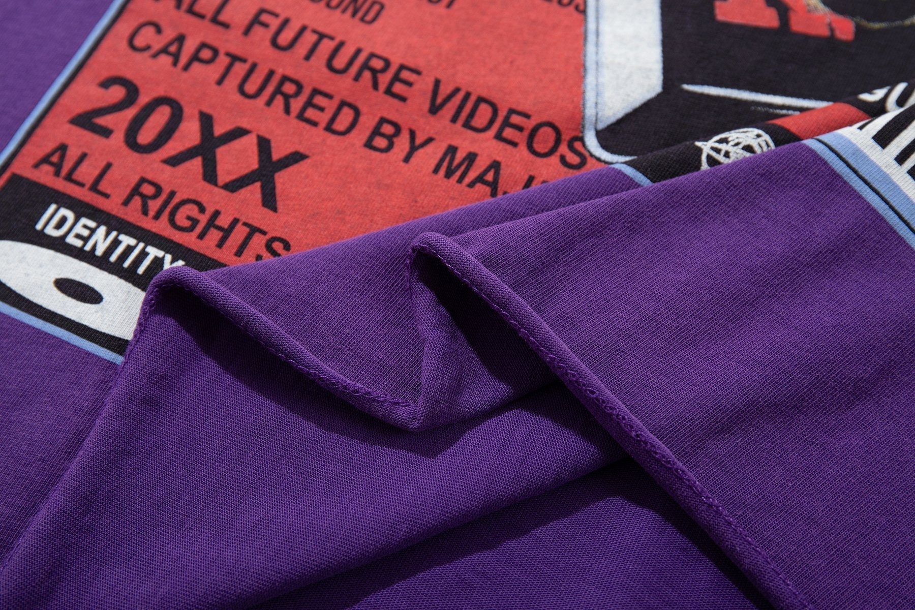 MAJESTIK Purple Tour Graphic T-Shirt ¡ª detail