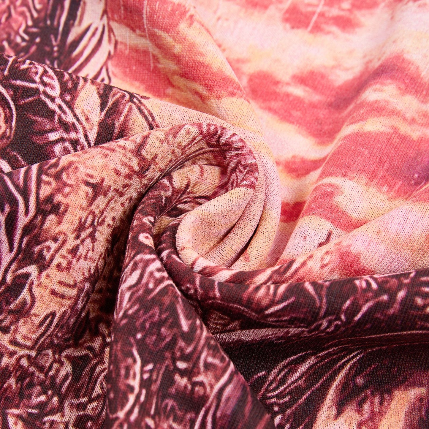 MAJESTIK Western UFO Graphic T-Shirt ¡ª fabric_closeup