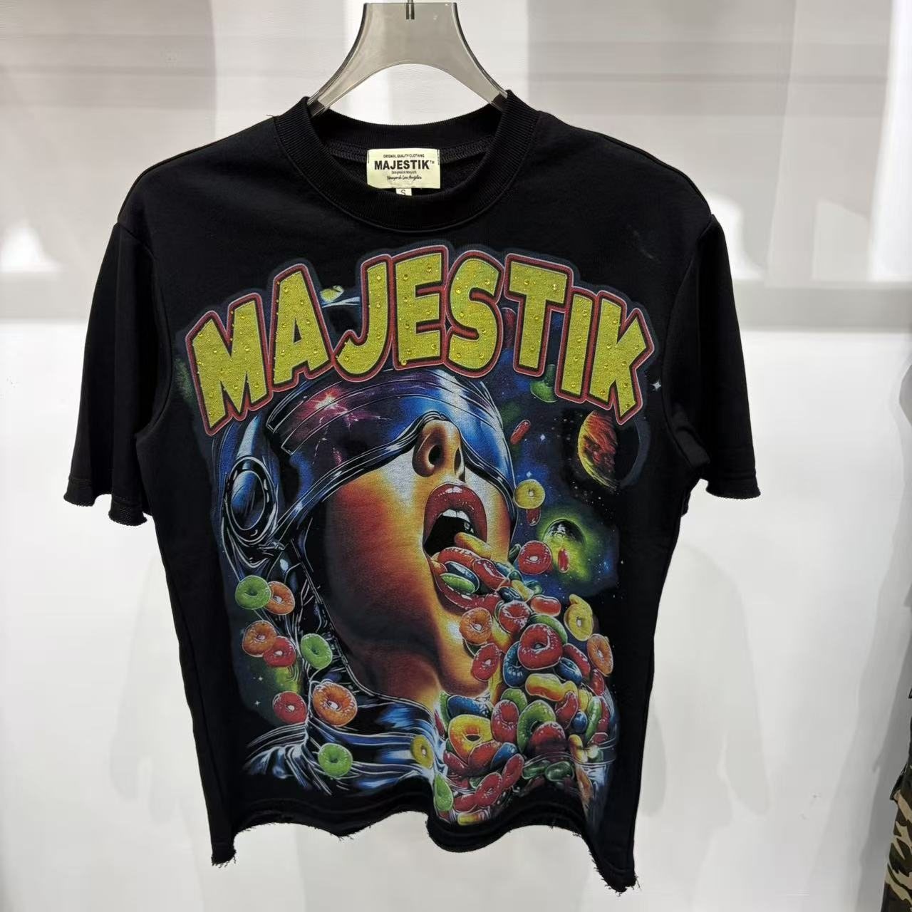 MAJESTIK Astronaut Candy Graphic T-Shirt ¡ª front