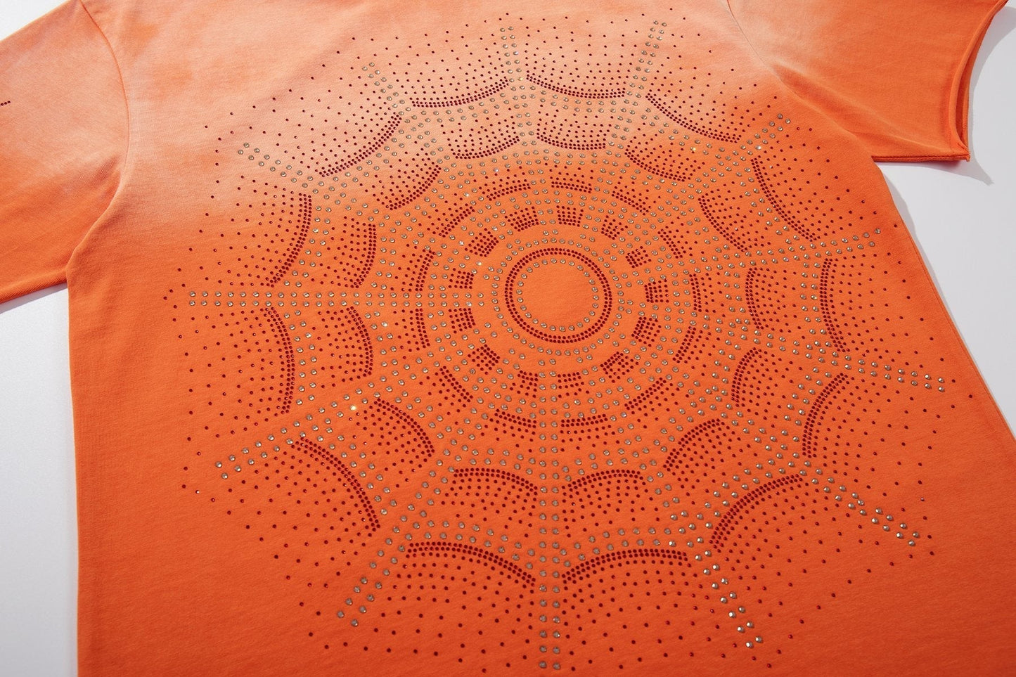 MAJESTIK Rhinestone Spiderweb Graphic T-Shirt ¡ª detail