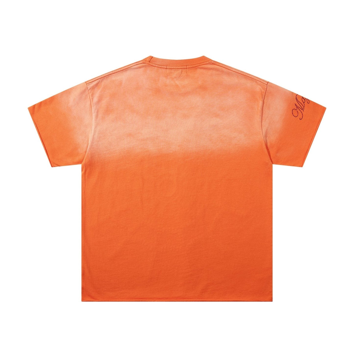 MAJESTIK Rhinestone Spiderweb Graphic T-Shirt ¡ª back