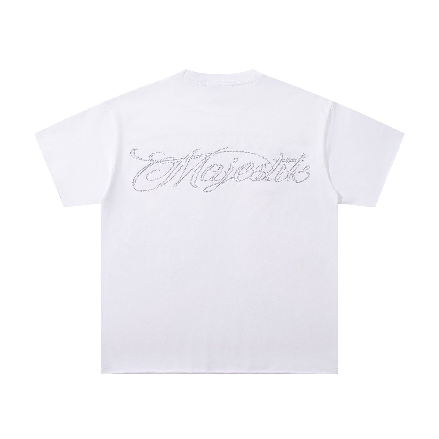MAJESTIK Skull & Flame Graphic T-Shirt ¡ª back