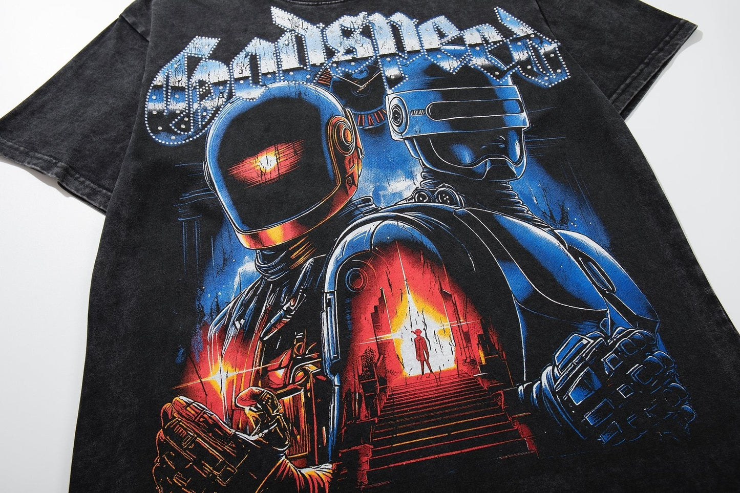 MAJESTIK Astronaut Graphic Short-Sleeve T-Shirt ¡ª front