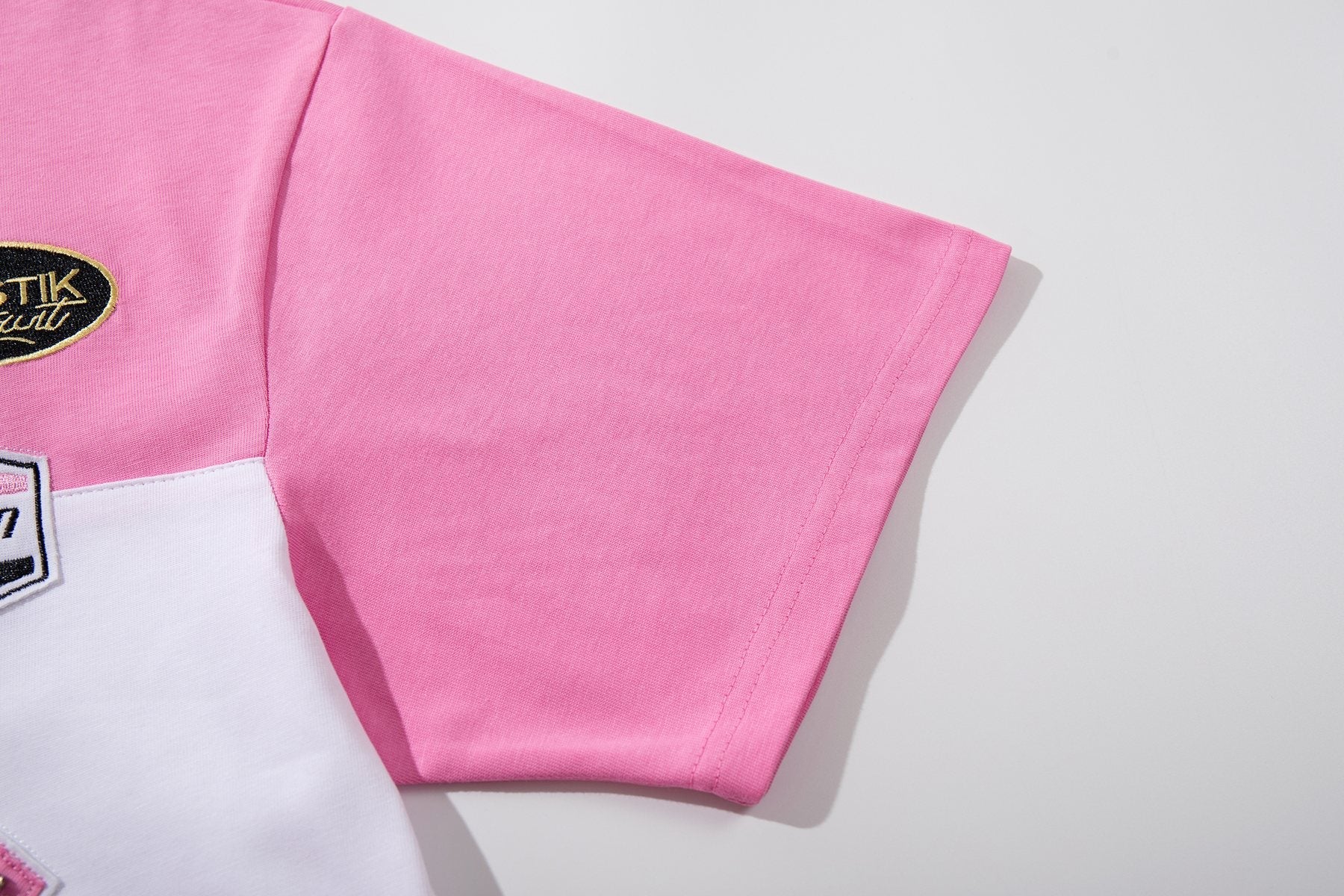 MAJESTIK XX Sports Graphic Zip Polo Shirt ¡ª detail